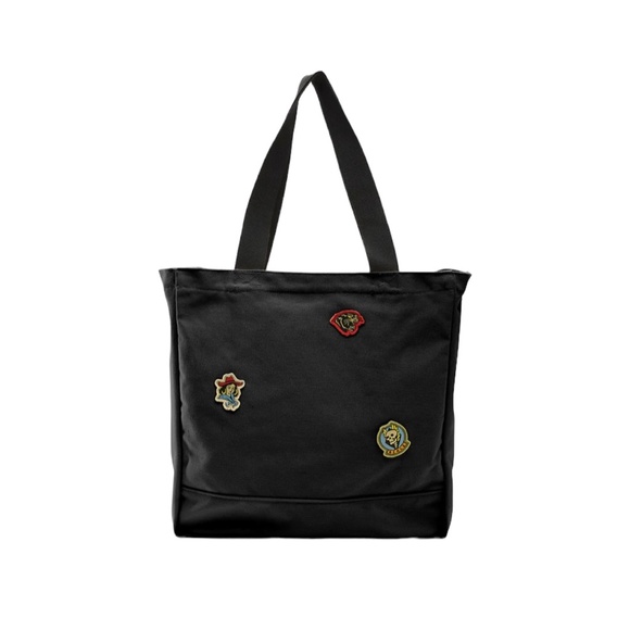 VANS Berle Tote Black Bag Cotton Unisex Size VN0A7PP8BLK - Picture 5 of 6